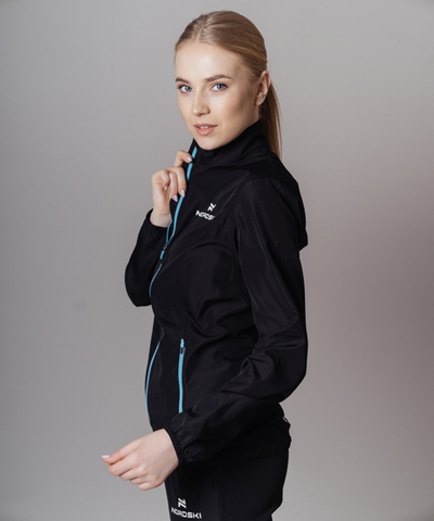 Женская куртка для бега Nordski Motion black-light blue