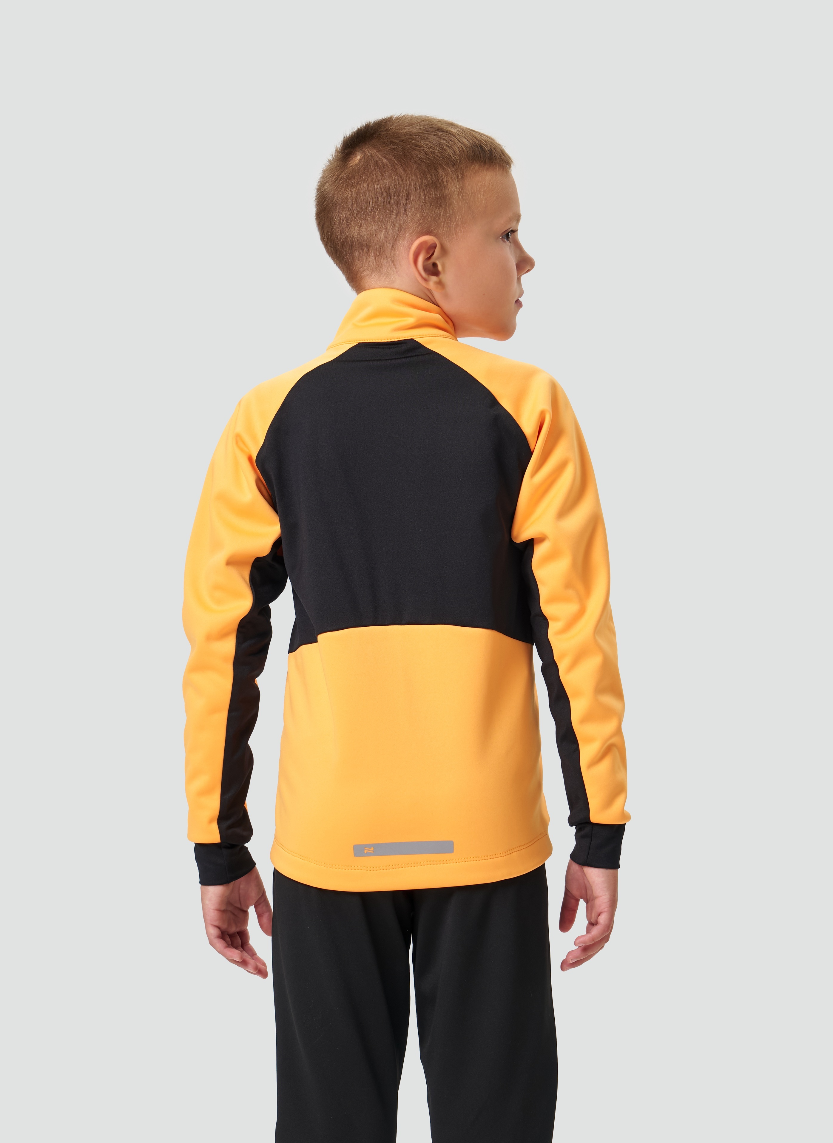 Детская лыжная куртка Nordski Jr. Core orange-black - 5