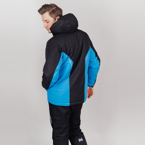 Теплая прогулочная куртка мужская Nordski Base black-blue