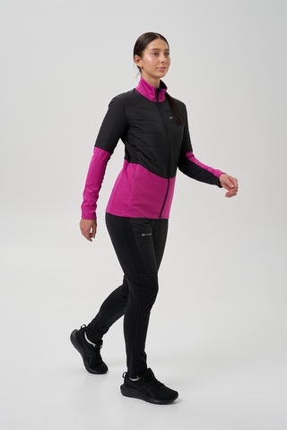 Женский костюм для лыж и бега зимой Nordski Hybrid Pro 2.0 fuchsia-black