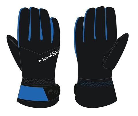 Nordski Arctic Membrane перчатки мембранные black-blue
