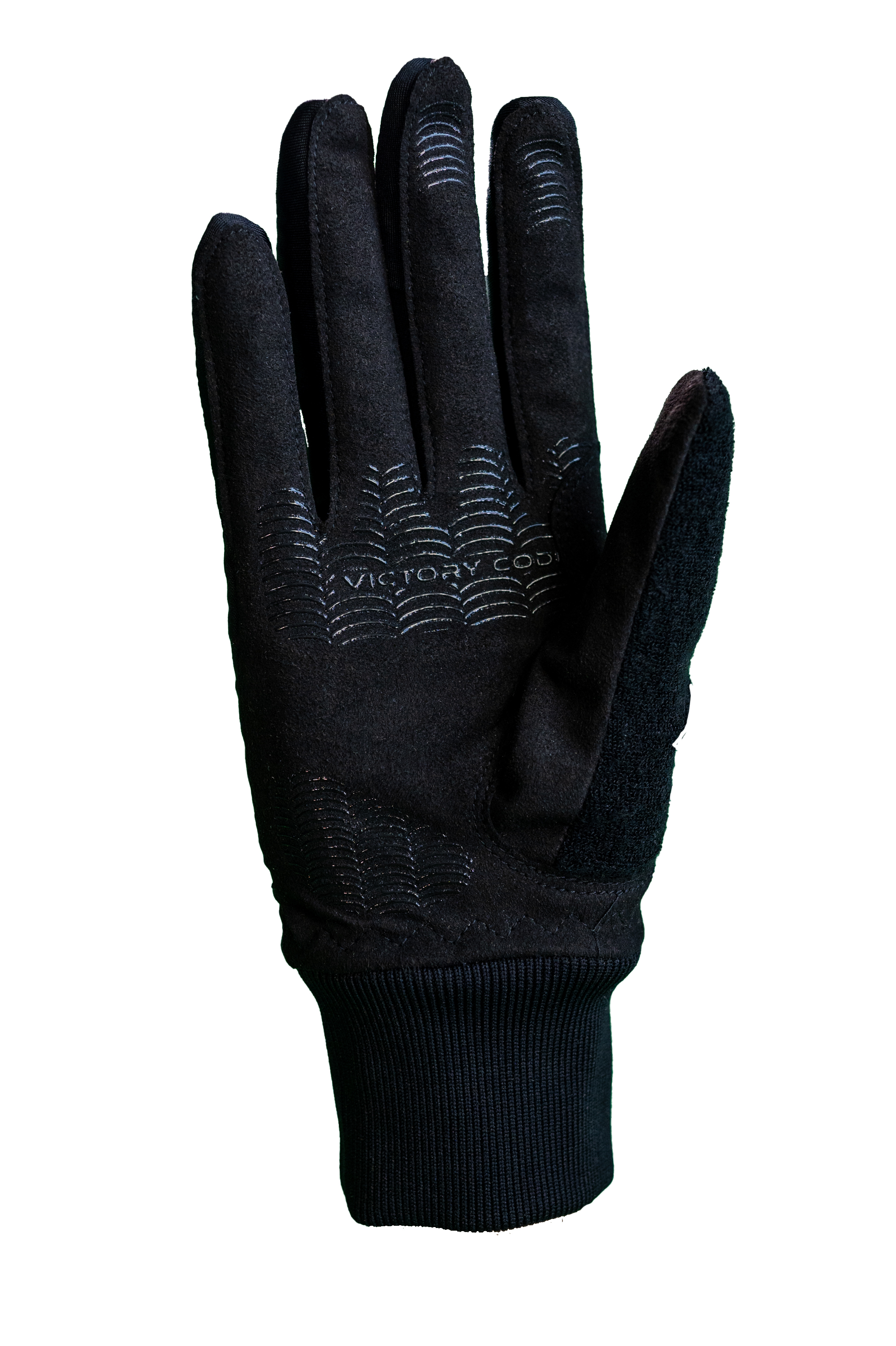 Утепленные гоночные перчатки Victory Code Race черные - 3
