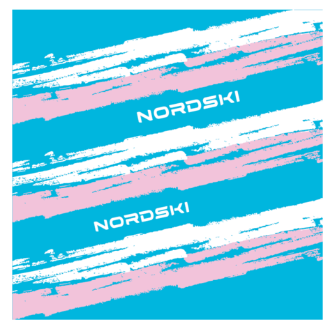 Nordski Stripe многофункциональный баф синий-розовый