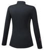 Mizuno Mid Weight High Neck термобелье рубашка женская черная - 2