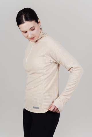 Женский спортивный лонгслив Nordski Pro Energy beige