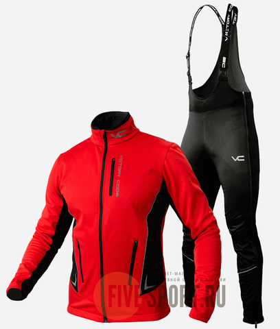 Детский лыжный костюм Victory Code Jr Speed A2 Warm red