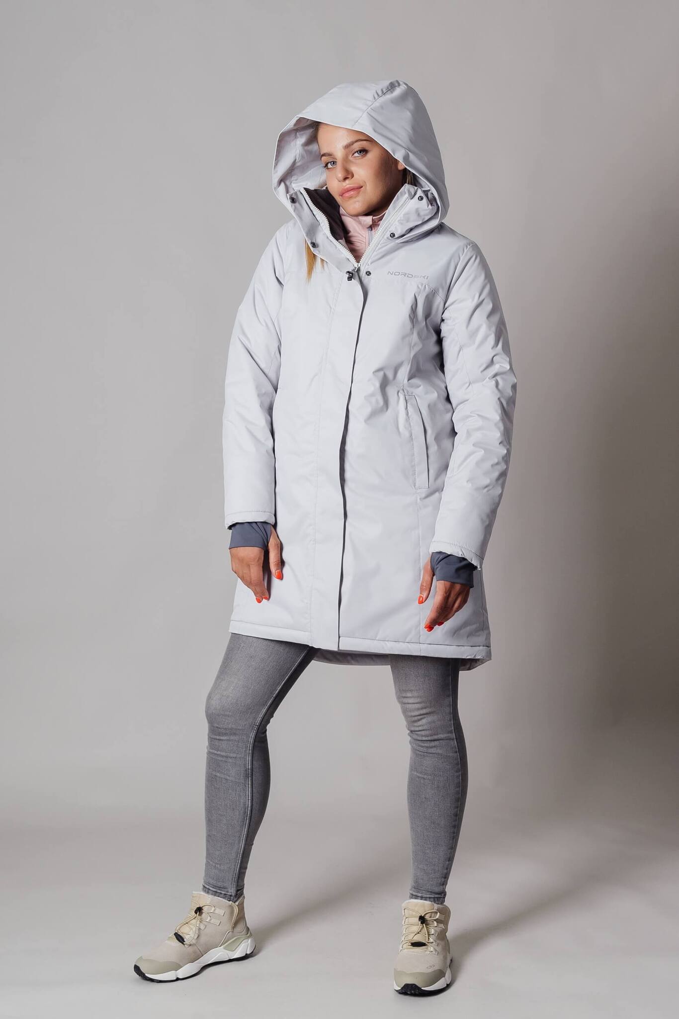 Женская утепленная парка Nordski sweet silver - 12