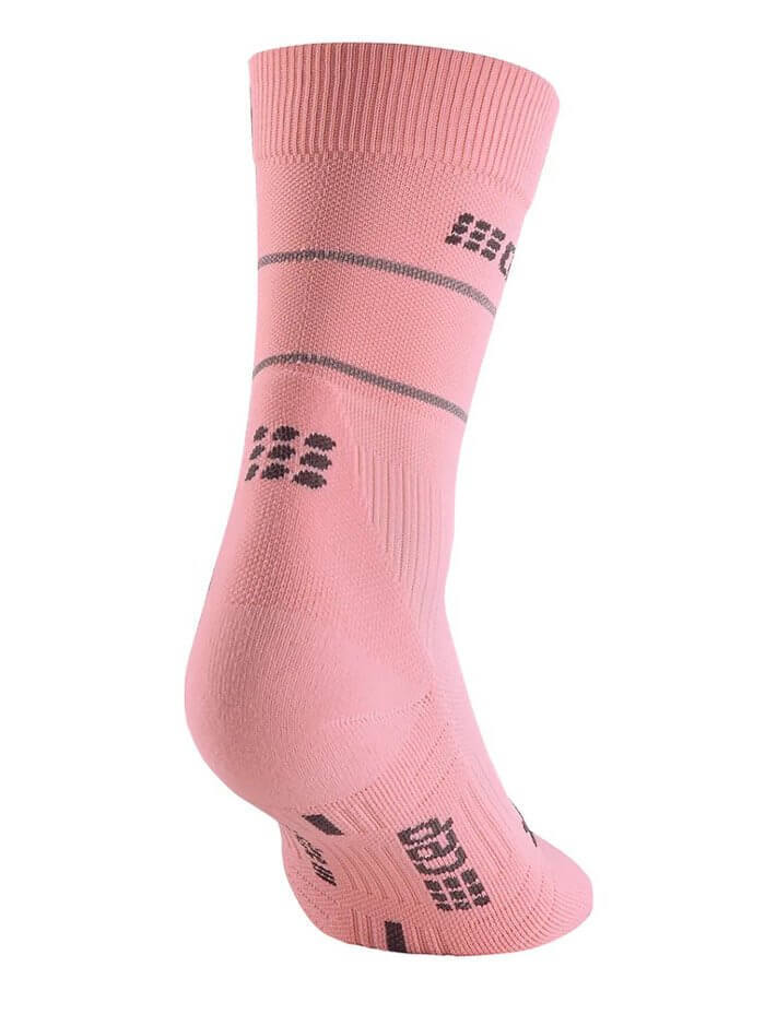 Женские компрессионные носки CEP Reflective розовые - 4