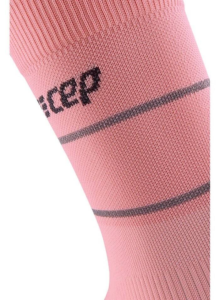 Женские компрессионные носки CEP Reflective розовые - 5
