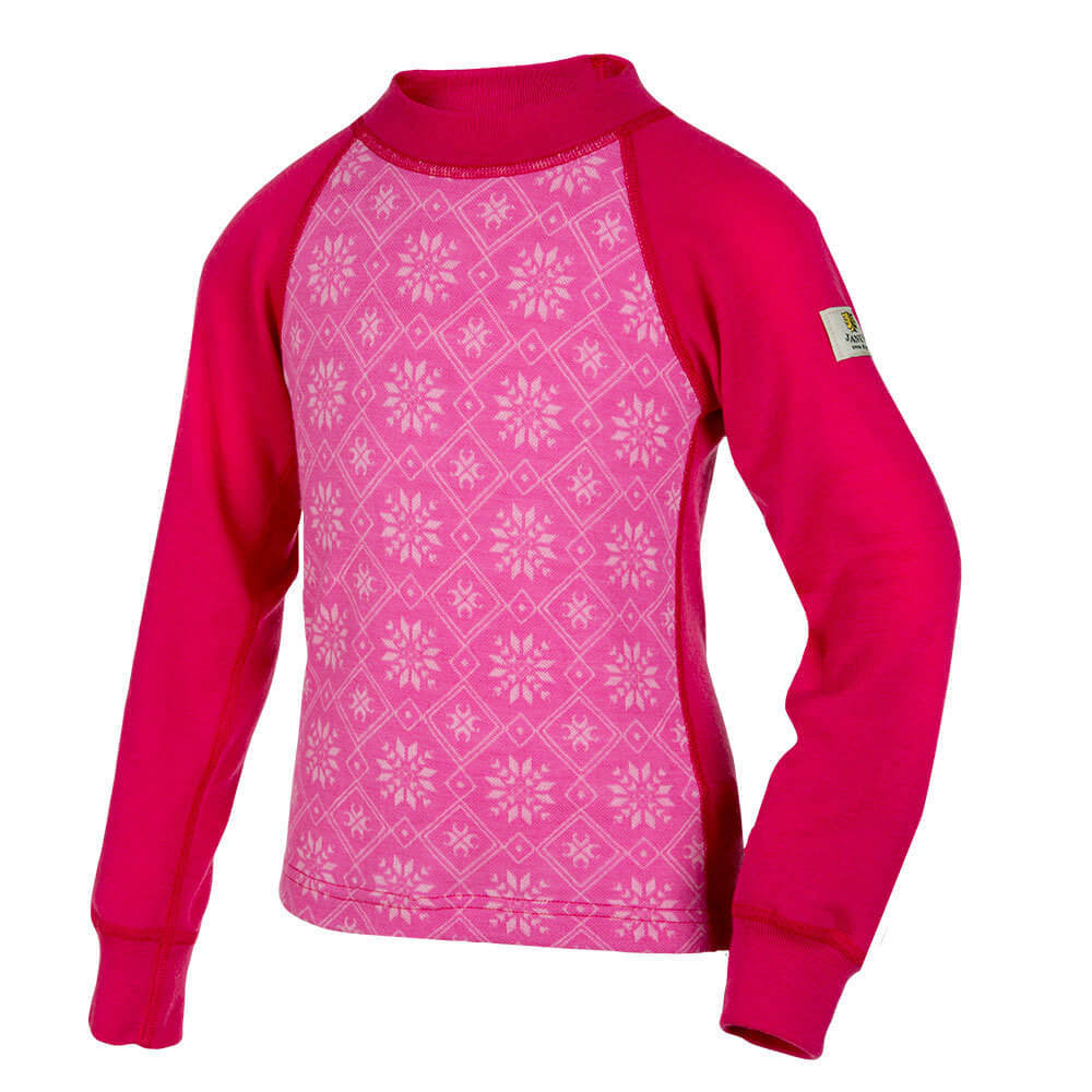 Janus Princess Wool термолонгслив детский малиновый - 2