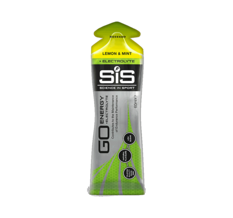 Углеводный гель с электролитами SIS Go Isotonic Gel + Electrolyte 60 мл лимон-мята