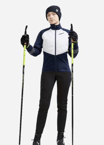 Женский лыжный костюм Craft Storm Balance синий-пепельный
