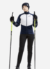 Женский лыжный костюм Craft Storm Balance синий-пепельный - 3