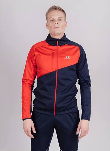 Мужская лыжная куртка Nordski Premium blueberry-red