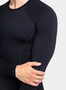 Термобелье мужское Brubeck Active Wool рубашка черная - 6