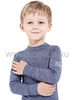Термобелье комплект из шерсти мериноса Norveg Soft  детский (Melange-Black) - 3