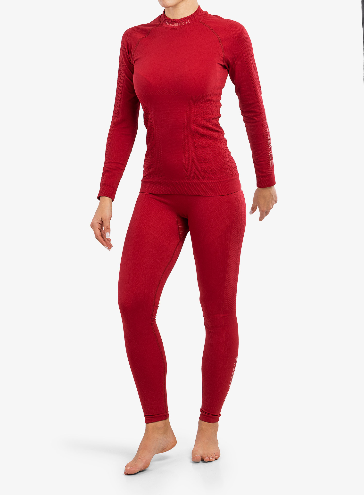 Женское теплое термобелье комплект Brubeck Extreme Thermo red