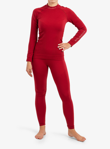 Женское теплое термобелье комплект Brubeck Extreme Thermo red