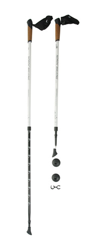 Kaiser Sport Nordic Walking White телескопические палки для скандинавской ходьбы