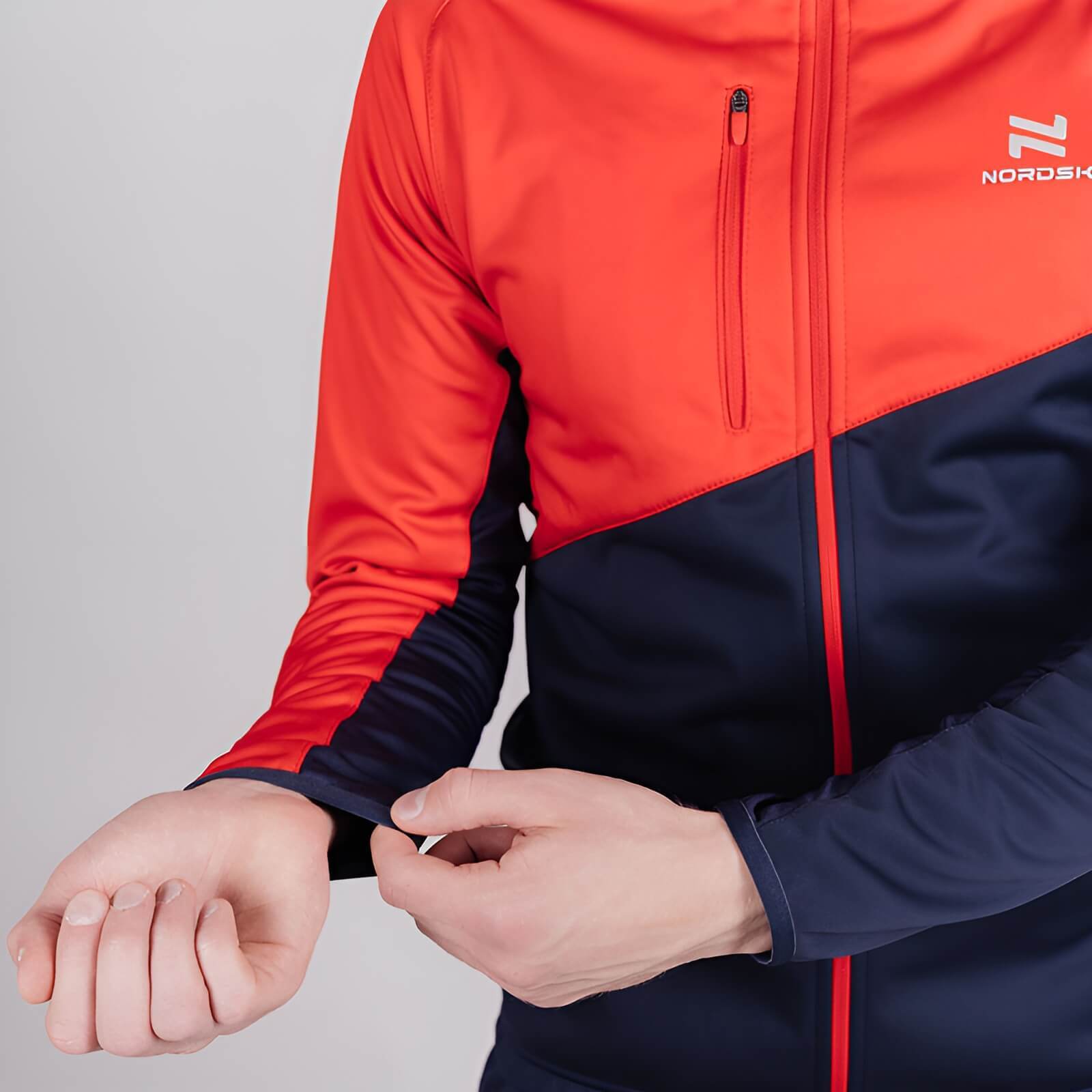 Мужская лыжная куртка Nordski Premium blueberry-red - 7