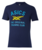 Футболка Asics SS Stripes Tee мужская blue - 2