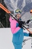Горнолыжная куртка женская Nordski Extreme blue-pink - 1