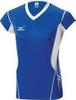 Футболка волейбольная Mizuno Premium W&#39;S Cap Sleeve blue - 1