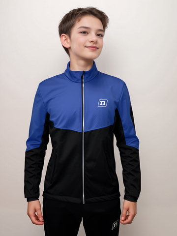 Детский тренировочный лыжный костюм Noname On the Move 24 JR black-blue