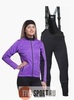 Nordski Premium Active разминочный лыжный костюм женский Black-Violet - 1