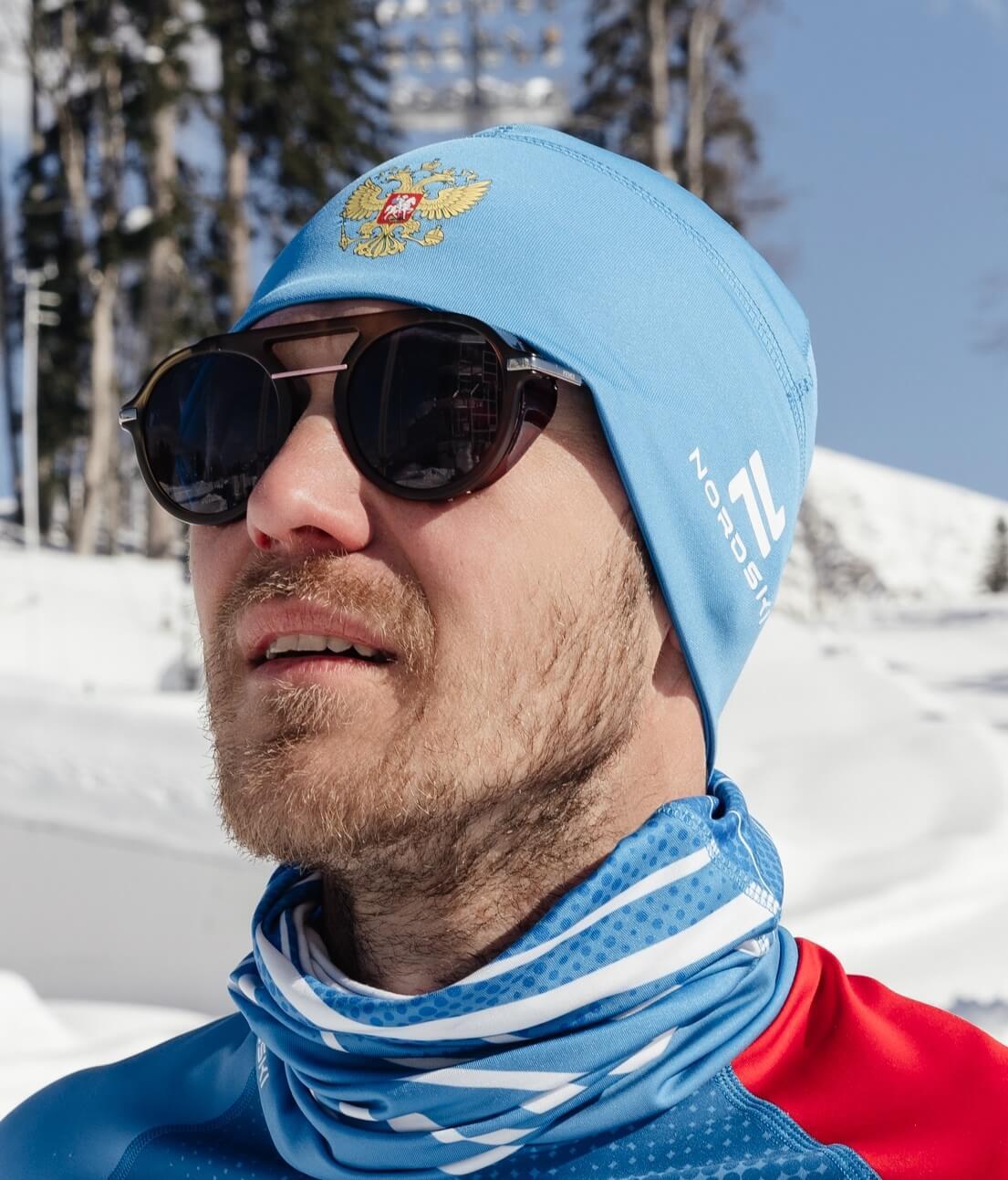 Подростковая тренировочная шапка Nordski Jr Active light blue - 4