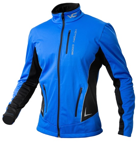 Victory Code Speed Up A2 разминочная лыжная куртка blue