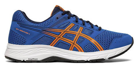 Asics Gel Contend 5 кроссовки для бега мужские синие-оранжевые
