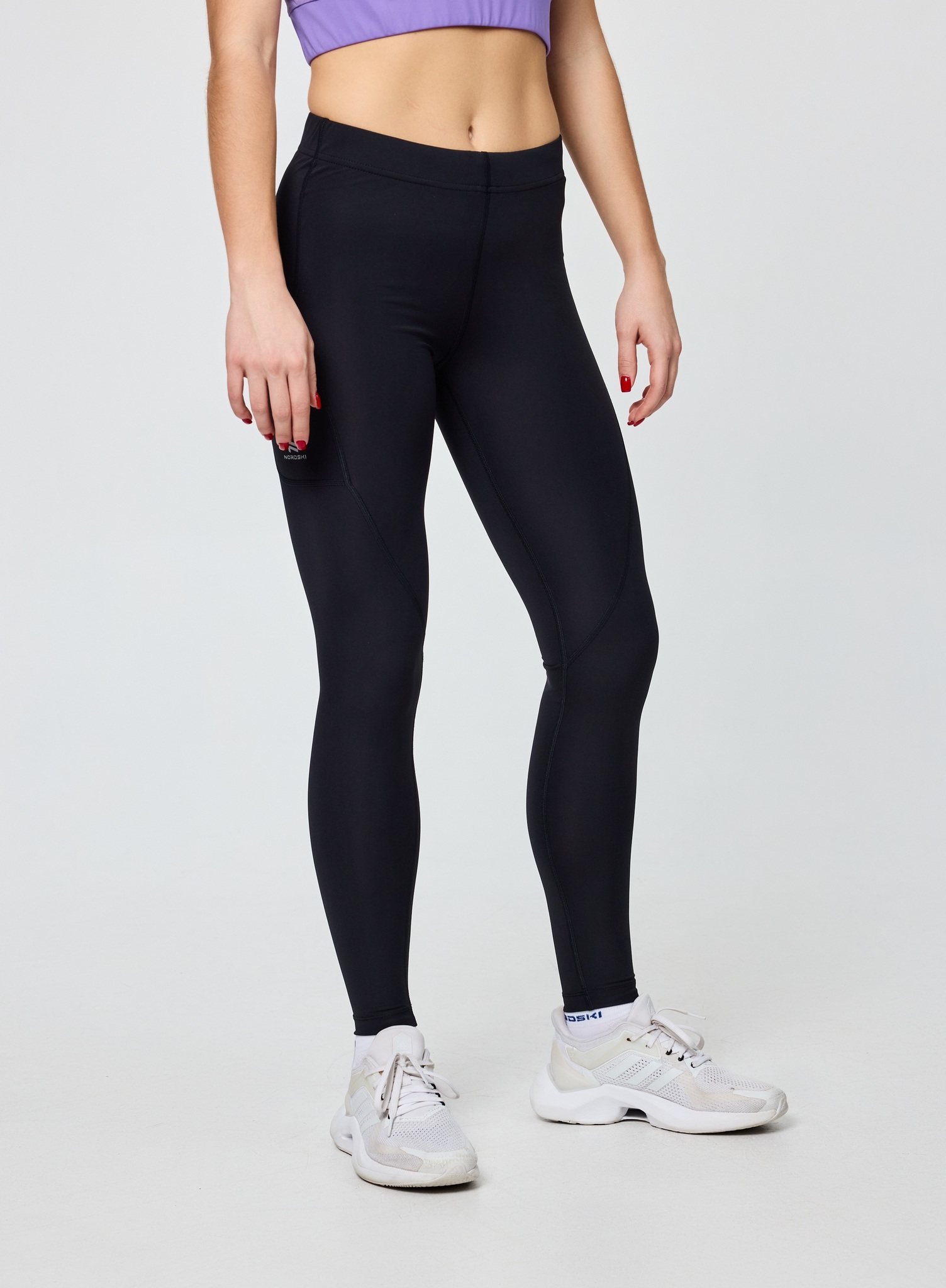 Женские тренировочные лосины Nordski Run 2.0 black - 2