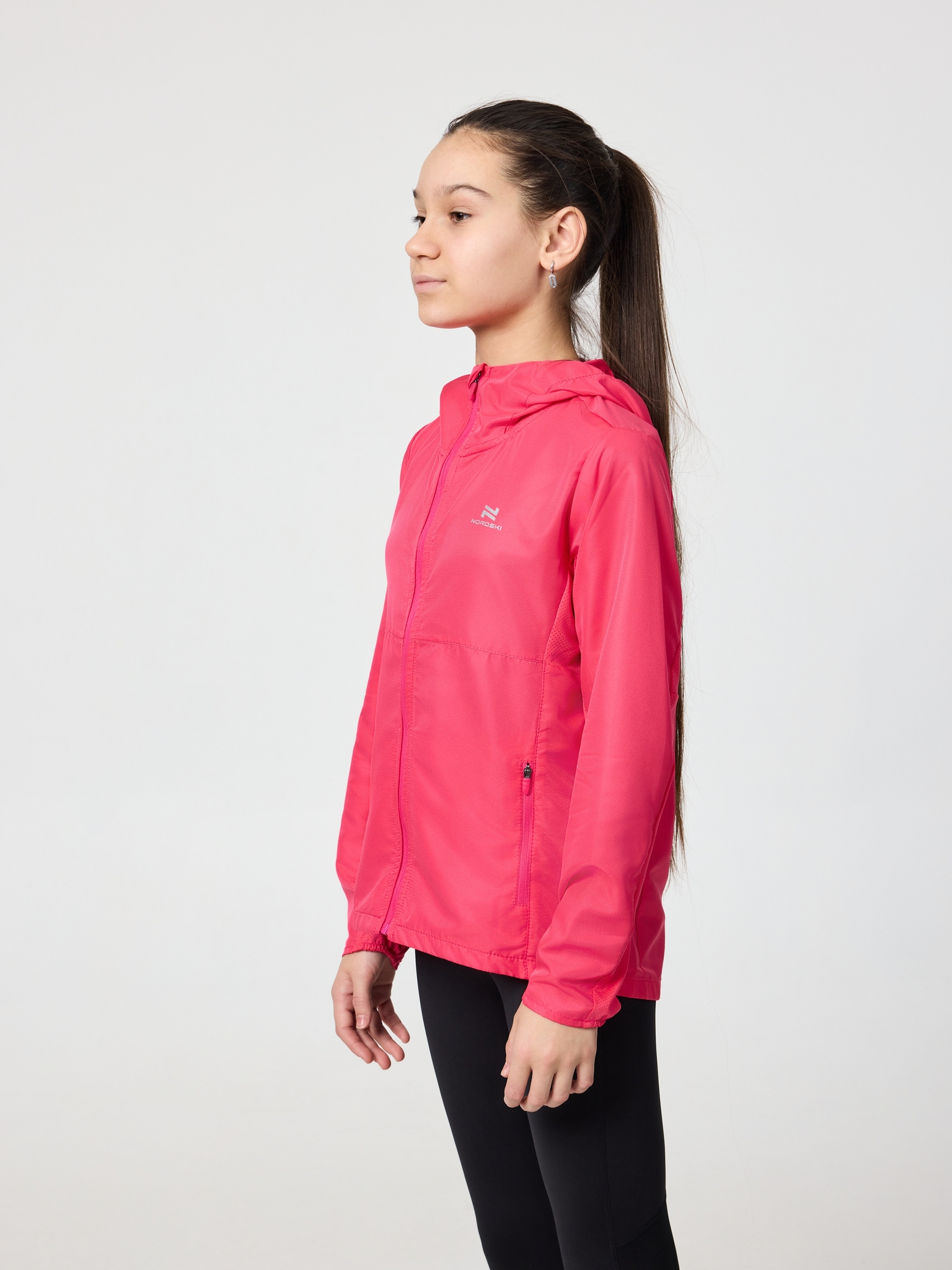 Детская куртка для бега Nordski Jr Run pink - 2