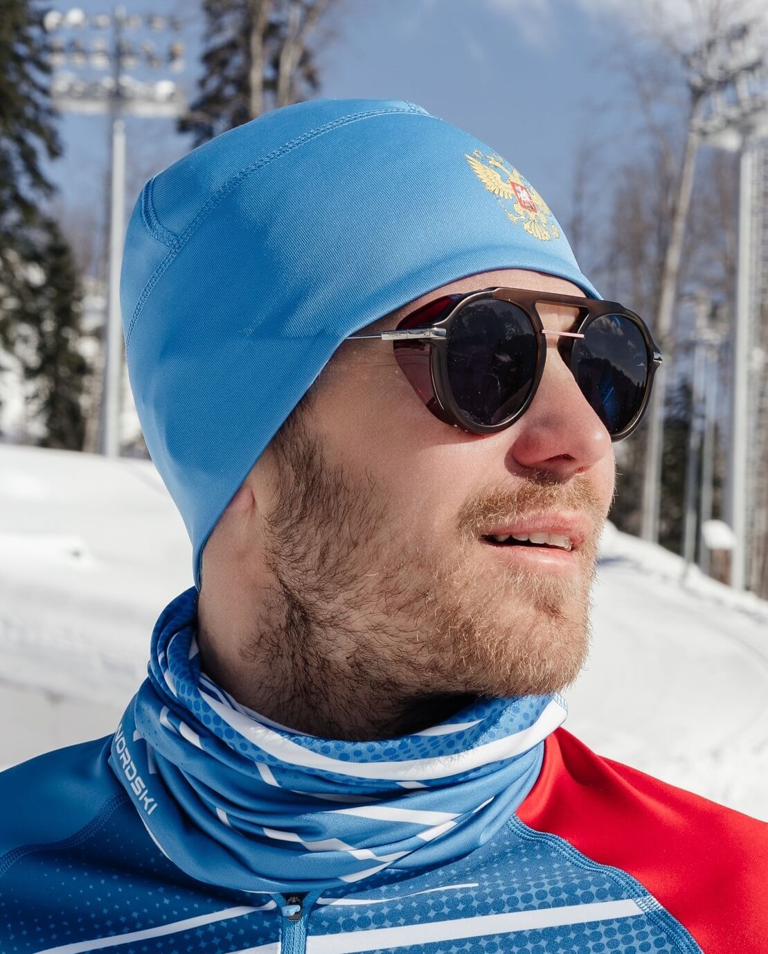 Подростковая тренировочная шапка Nordski Jr Active light blue - 5
