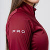 Nordski Pro разминочная куртка женская бордо - 3