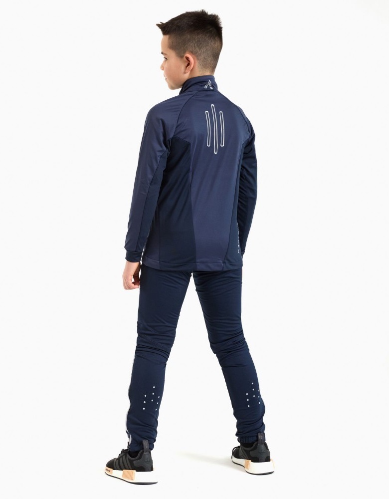 Детская лыжная куртка Arswear Softshell Base Kids темно-синяя - 9