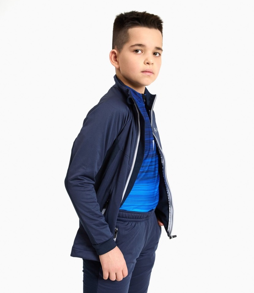 Детская лыжная куртка Arswear Softshell Base Kids темно-синяя - 3
