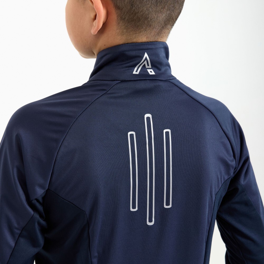 Детская лыжная куртка Arswear Softshell Base Kids темно-синяя - 5