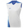 Волейбольная футболка Mizuno Trade SleeveLess женская белая - 1