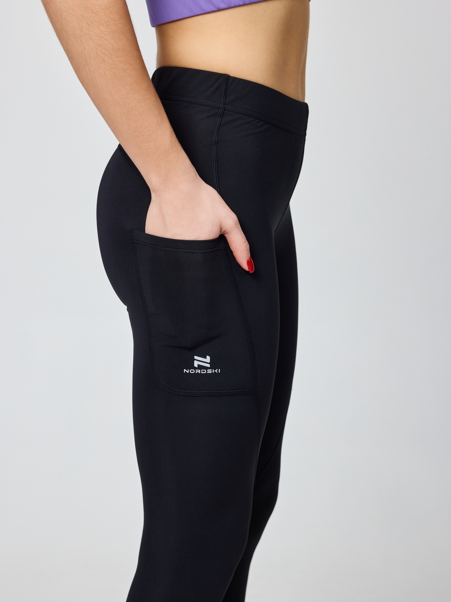 Женские тренировочные лосины Nordski Run 2.0 black - 8