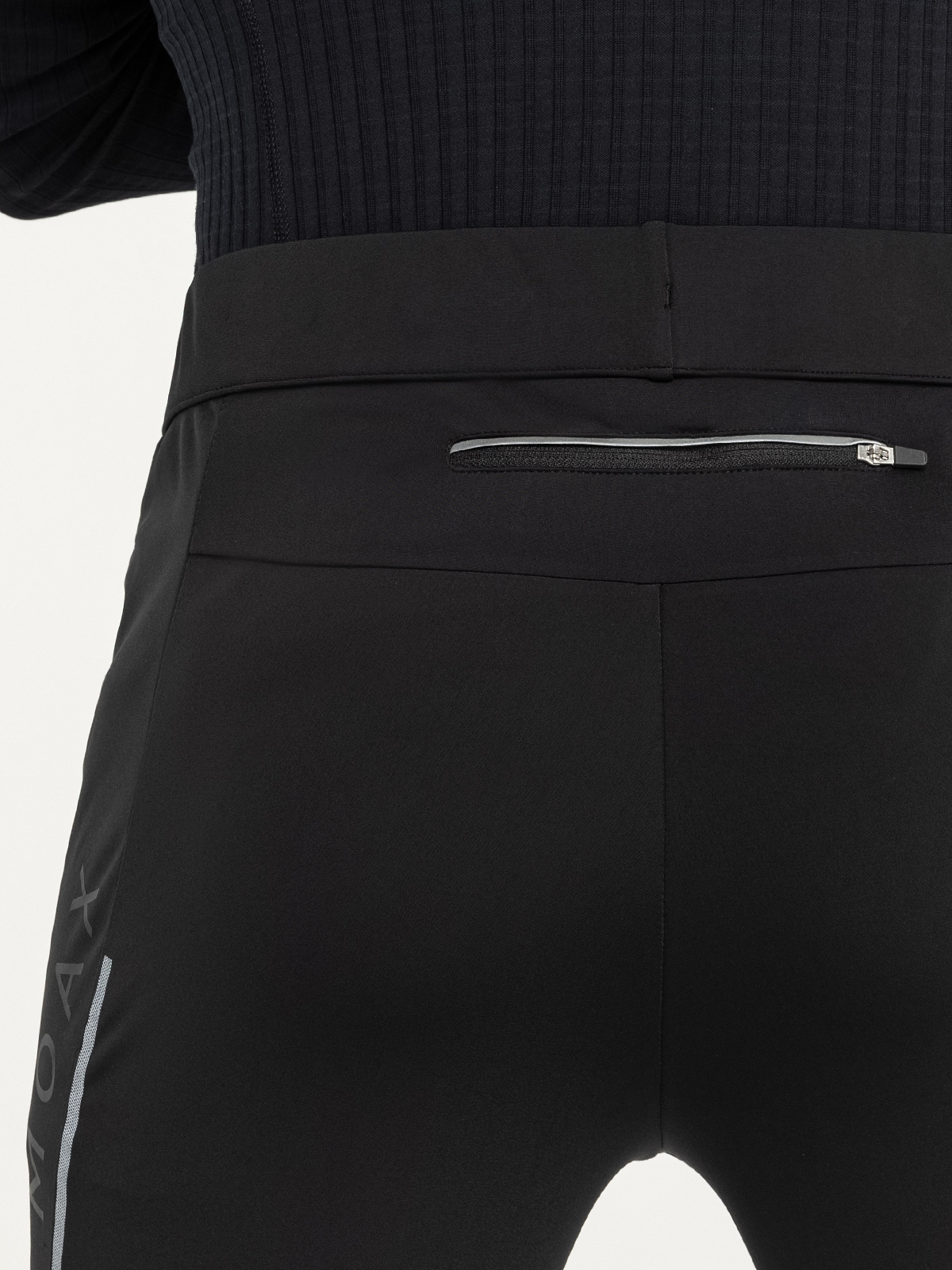 Мужские спортивные брюки Moax Delda Zip черные - 6