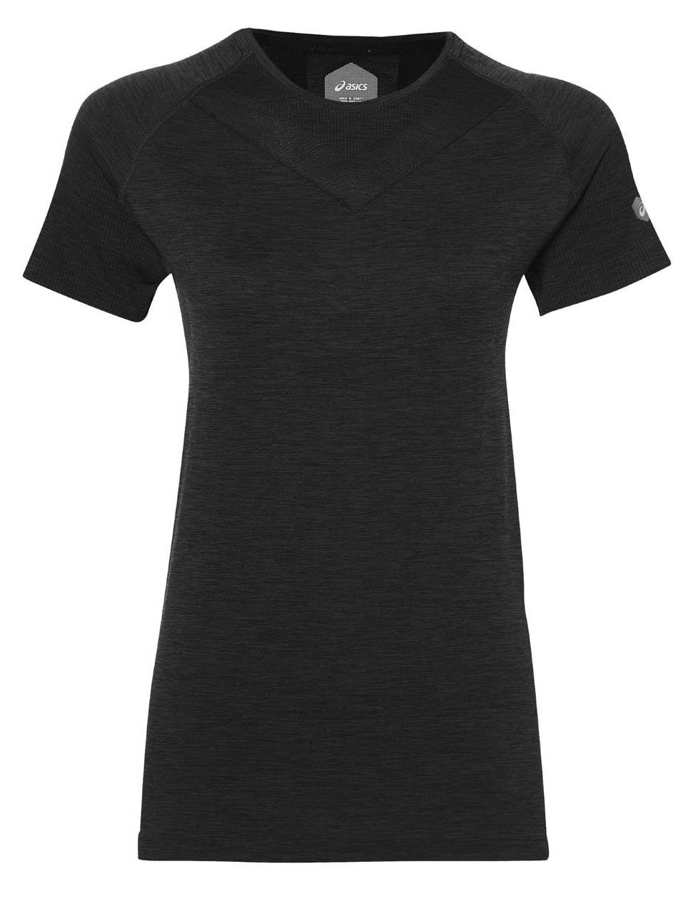 Asics Gel Cool Ss Top футболка для бега женская черная