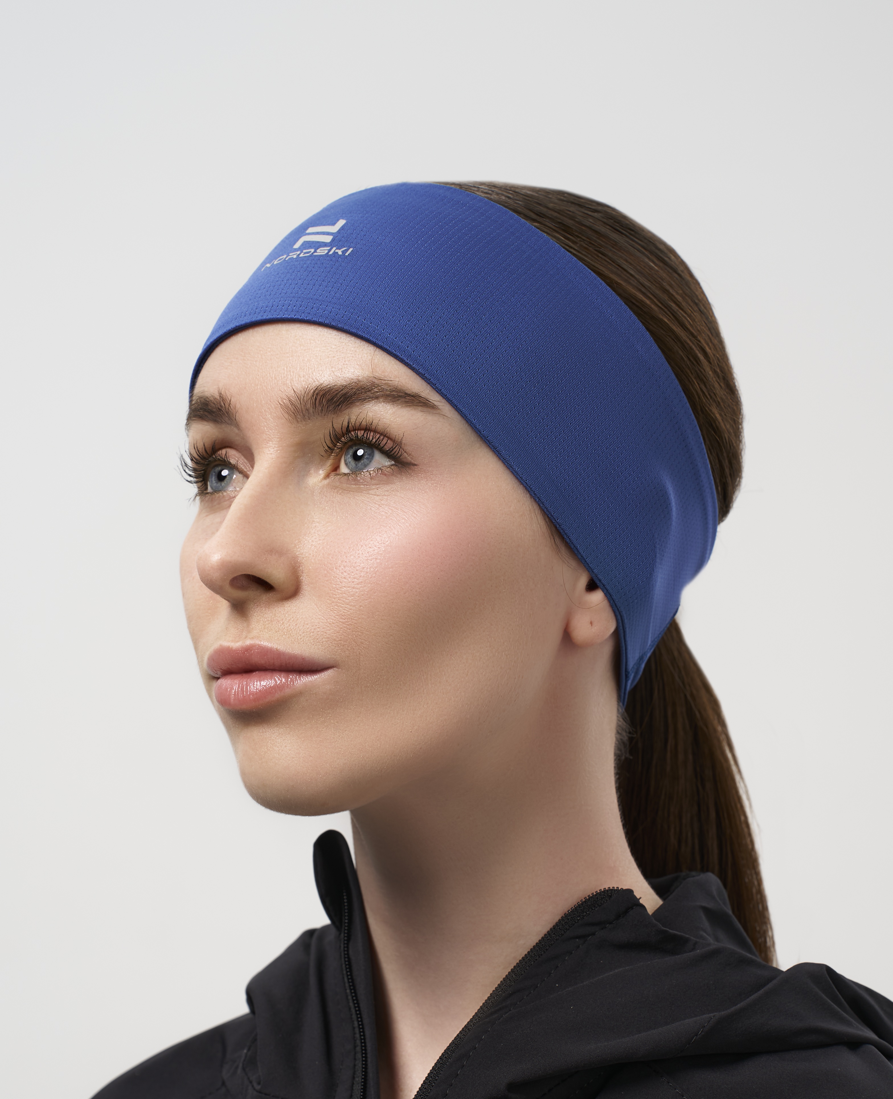 Повязка на голову беговая Nordski Run dark ocean