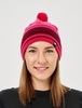 Лыжная шапка c шерстью Nordski Tone Stripe pink - 3