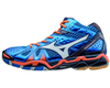 Волейбольные кроссовки Mizuno Wave Tornado 9 Mid синие - 1