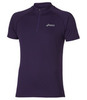 Беговая футболка Asics SS 1/2 Zip Top мужская фиолетовая - 4