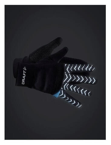 Craft ADV Lumen Fleece Hybrid Glove перчатки черные