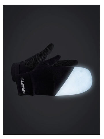 Беговые перчатки трансформер Craft ADV Lumen Hybrid черные