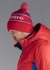 Nordski Stripe RUS теплая шапка red - 2